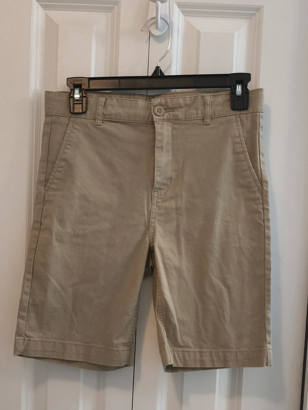 Old Navy Tan Flat-Front Kids Chino Shorts